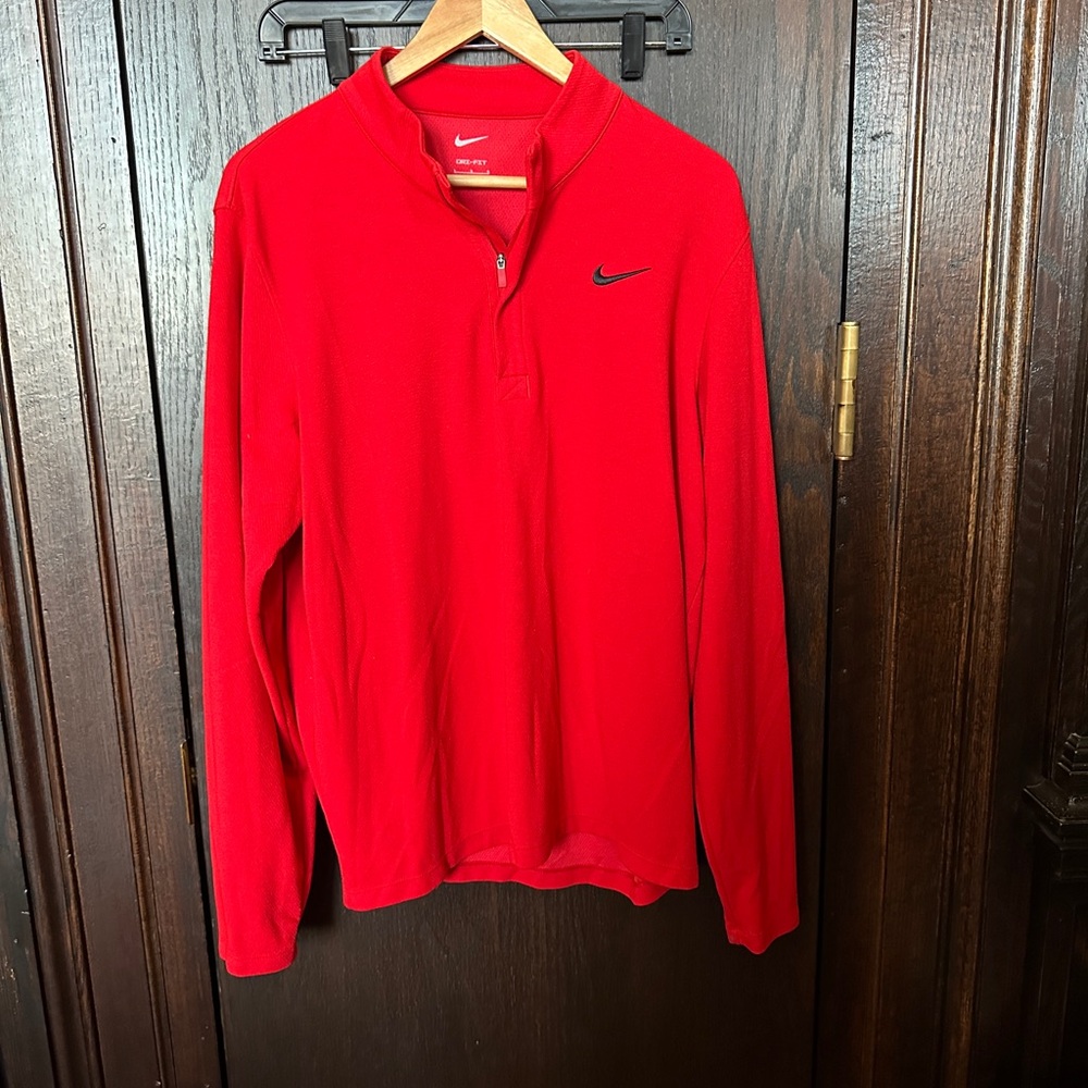 Nike Red Sweatshirt Vibrant Style